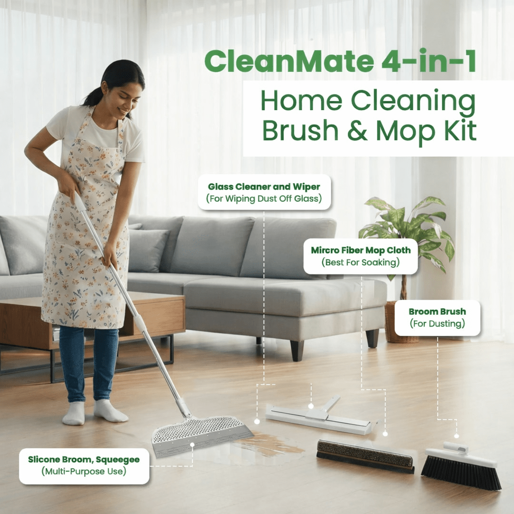 Floorswipe™ – 4 - in - 1 Home Cleaning Brush - VidaVora