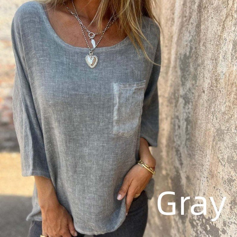 Naomi© - Luchtig, katoenen shirt voor de zomer - Zinavić