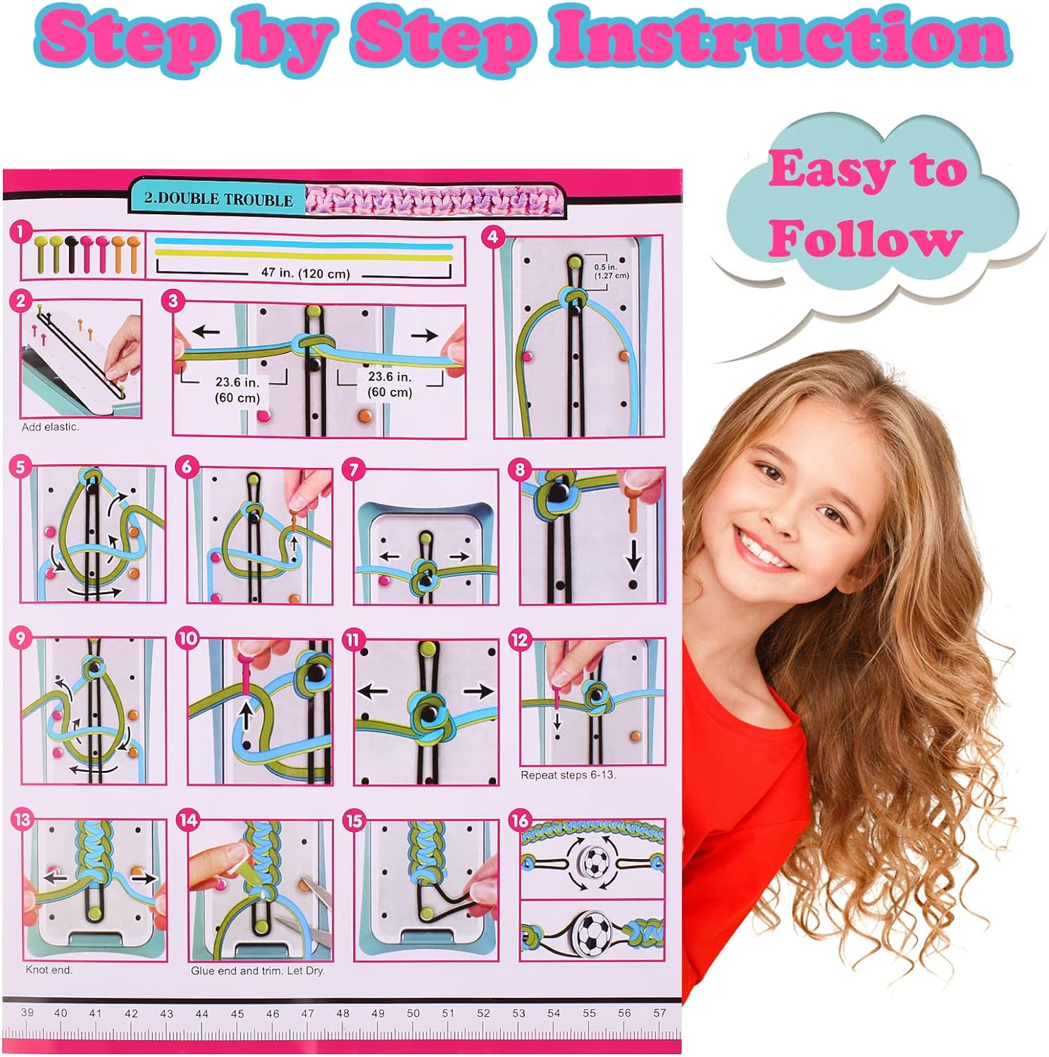 Rope Art® - DIY Braiding Set voor Kinderen - Zinavić