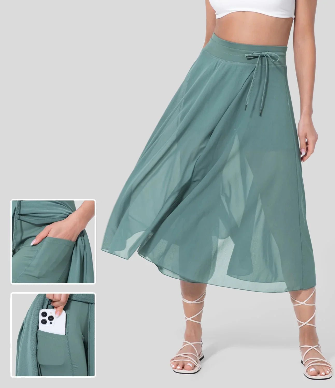 Sorella™ - De Elegante & Luchtige Maxi Rok - Zinavić