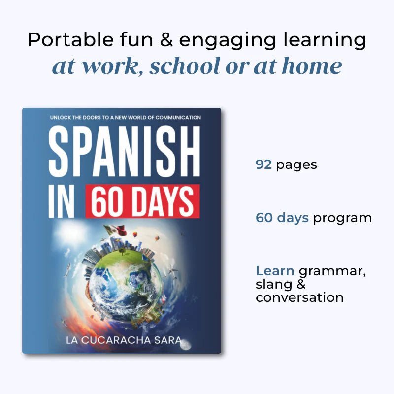 Spanish in 60 Days™ – Learning Workbook - VidaVora