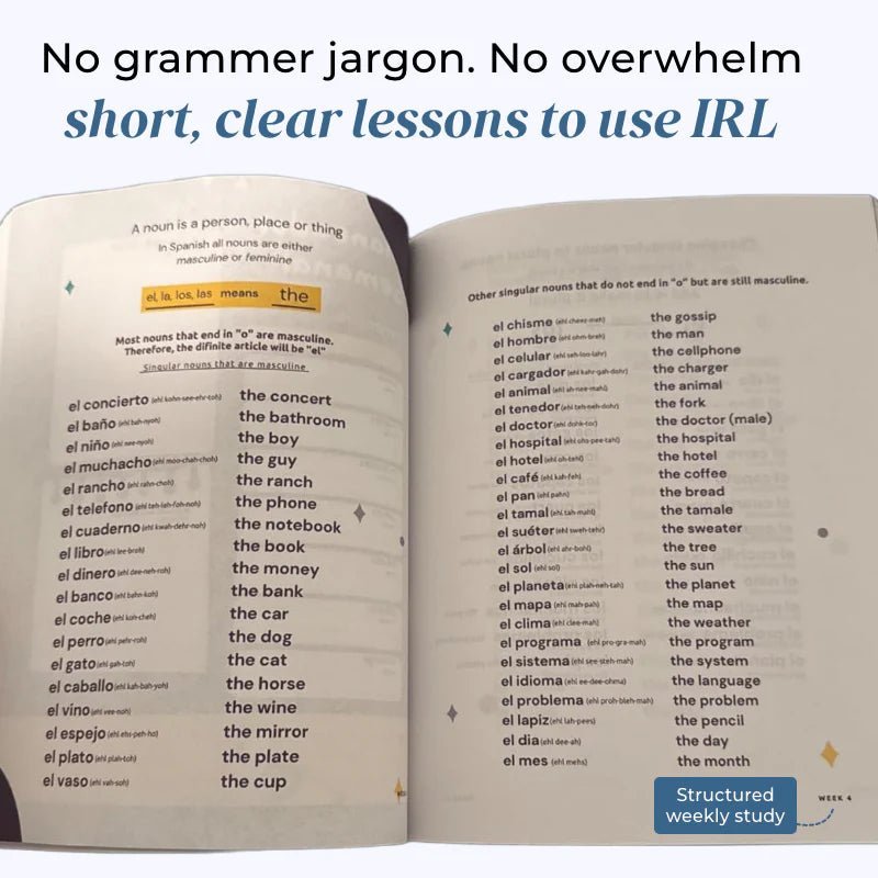 Spanish in 60 Days™ – Learning Workbook - VidaVora