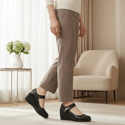 Leyni™ – Elegant Comfortable Shoes with Medium Heels - VidaVora