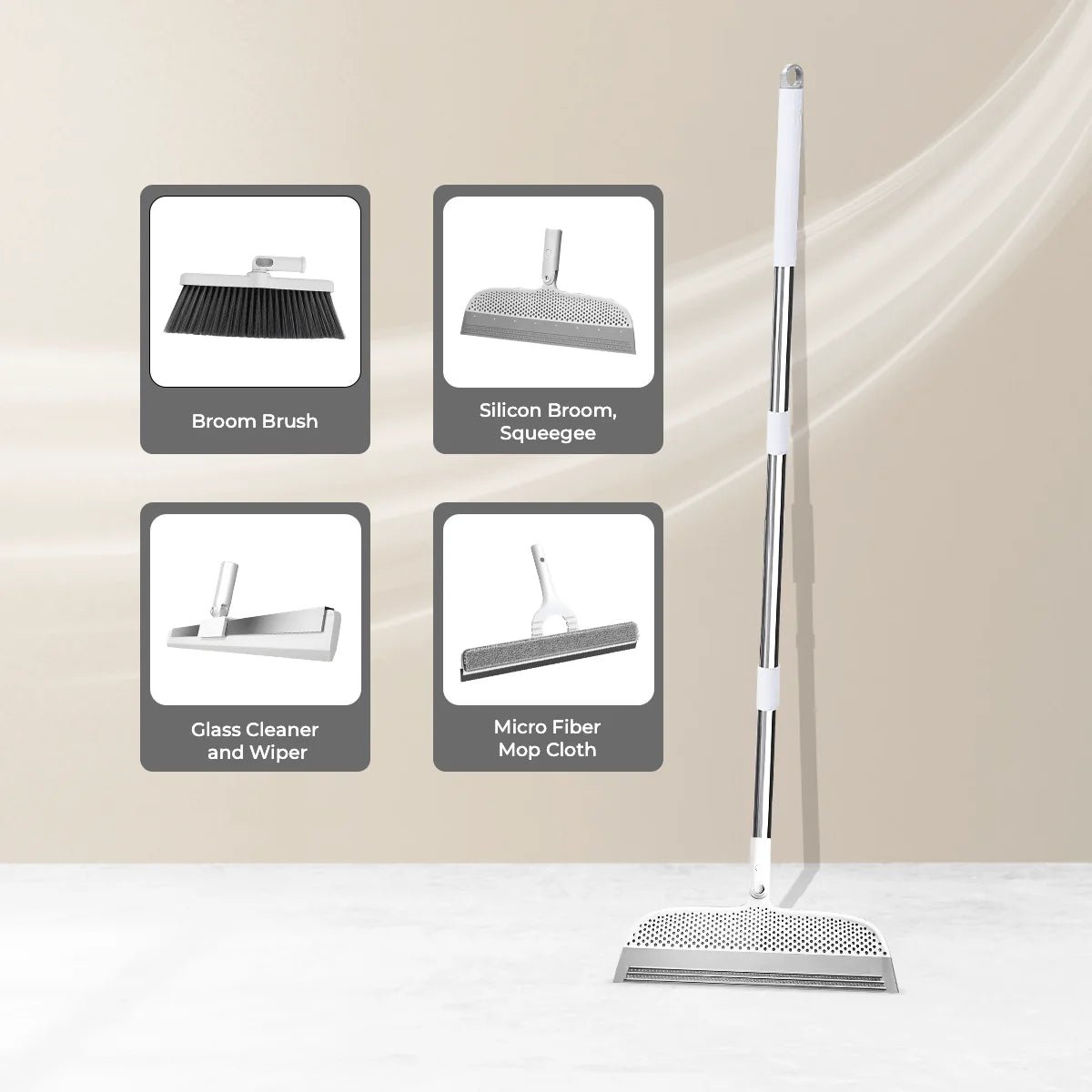 Floorswipe™ – 4 - in - 1 Home Cleaning Brush - VidaVora