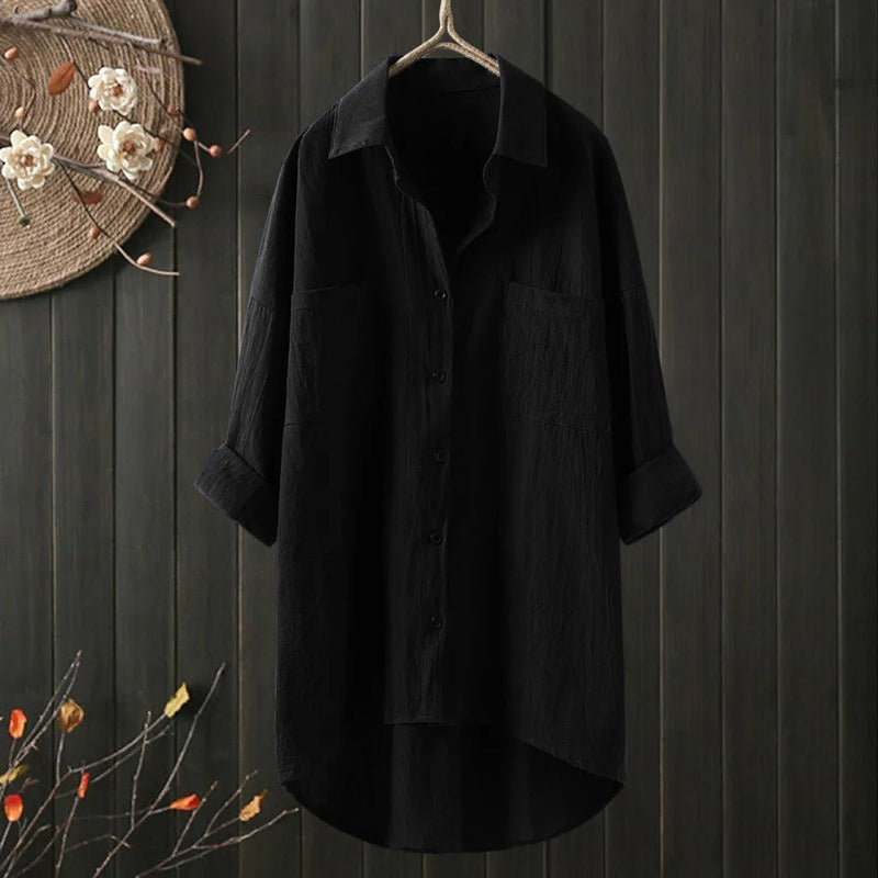 Angelina - Blouse met lange mouwen en een losse pasvorm - Zinavić