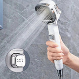 AquaPulse™ - Douchekop met 4 standen en aan - /uitschakelaar - Zinavić