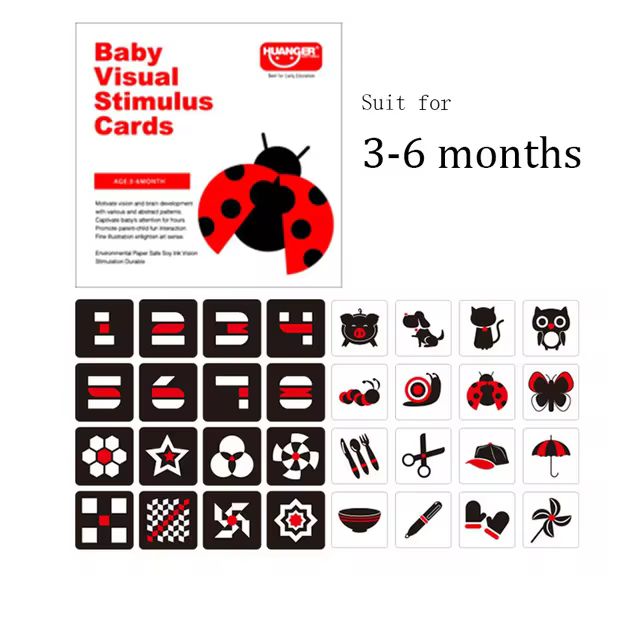 BabyBright™ - Visuele kaarten voor pasgeboren baby's - Zinavić