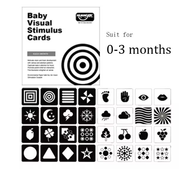 BabyBright™ - Visuele kaarten voor pasgeboren baby's - Zinavić
