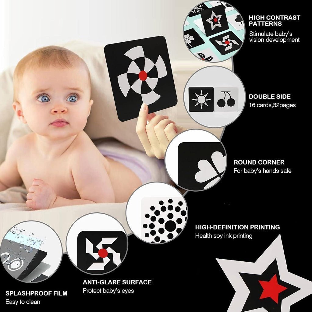 BabyBright™ - Visuele kaarten voor pasgeboren baby's - Zinavić