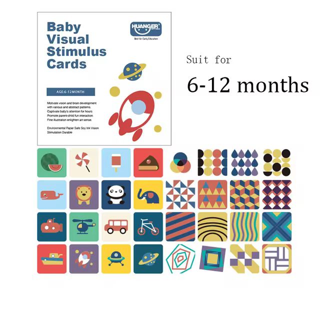 BabyBright™ - Visuele kaarten voor pasgeboren baby's - Zinavić