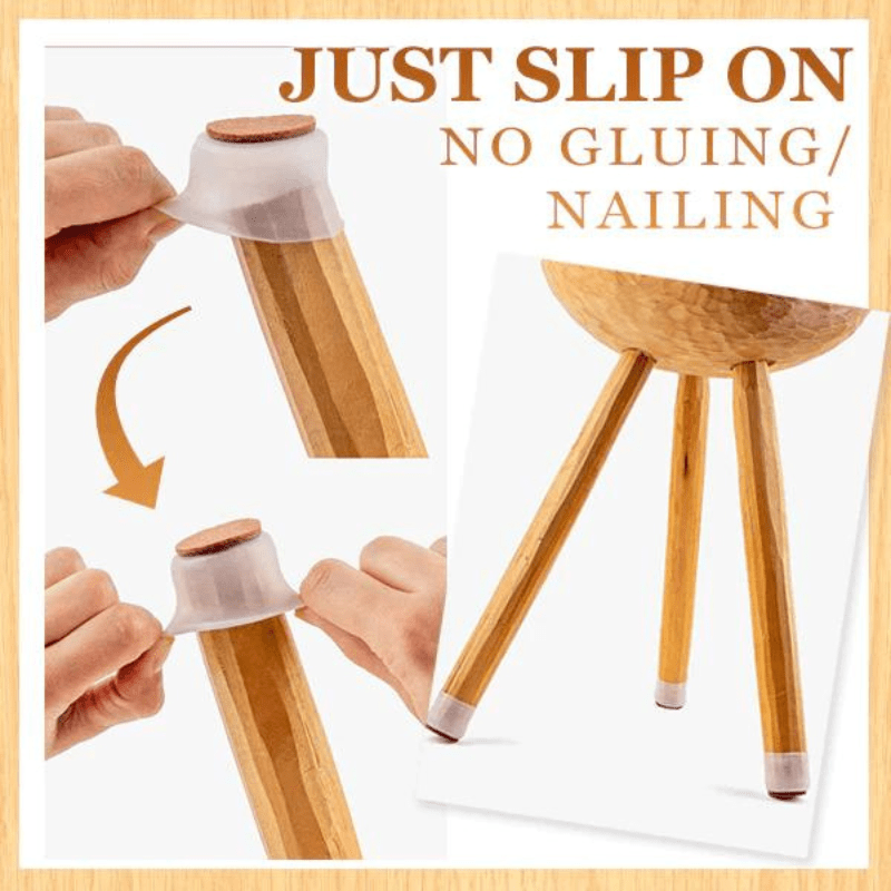 FloorProtect™ - Beschermhoezen voor stoel - en tafelpoten - Zinavić