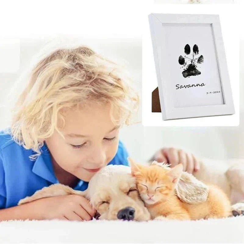 ForeverPaws™ - Inktloze Hand/Poot Stempel met Fotolijst - Zinavić