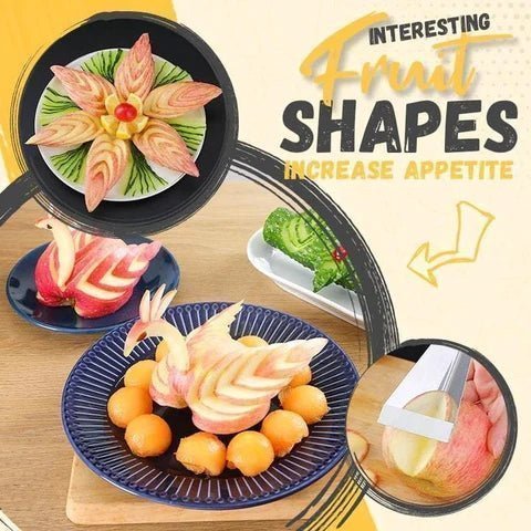 FruitSlice™ Stalen Snijmes - Maak van ieder fruitgerecht een feestje - Zinavić