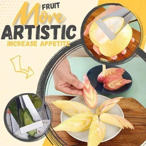 FruitSlice™ Stalen Snijmes - Maak van ieder fruitgerecht een feestje - Zinavić