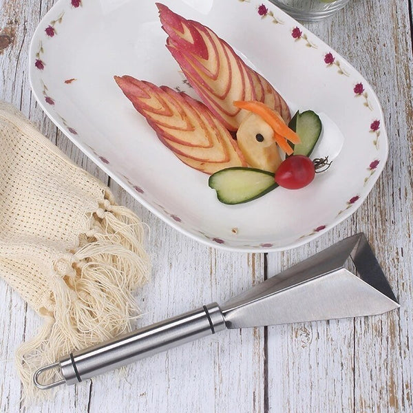 FruitSlice™ Stalen Snijmes - Maak van ieder fruitgerecht een feestje - Zinavić