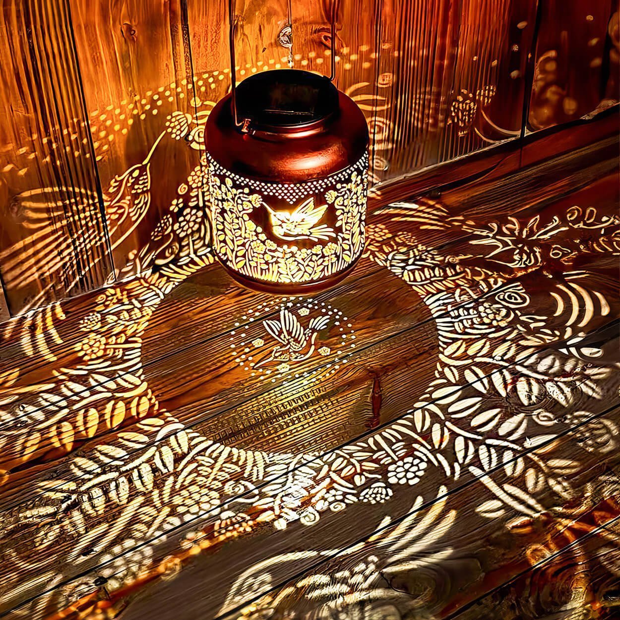 Hummingbird© - Waterproof Schemerglans Lantaarn - Zinavić