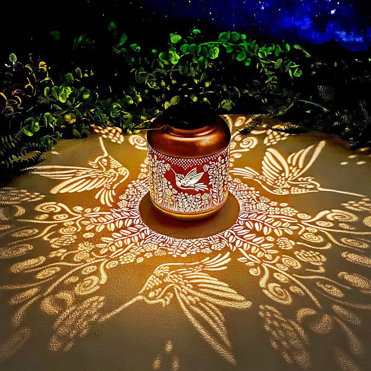 Hummingbird© - Waterproof Schemerglans Lantaarn - Zinavić