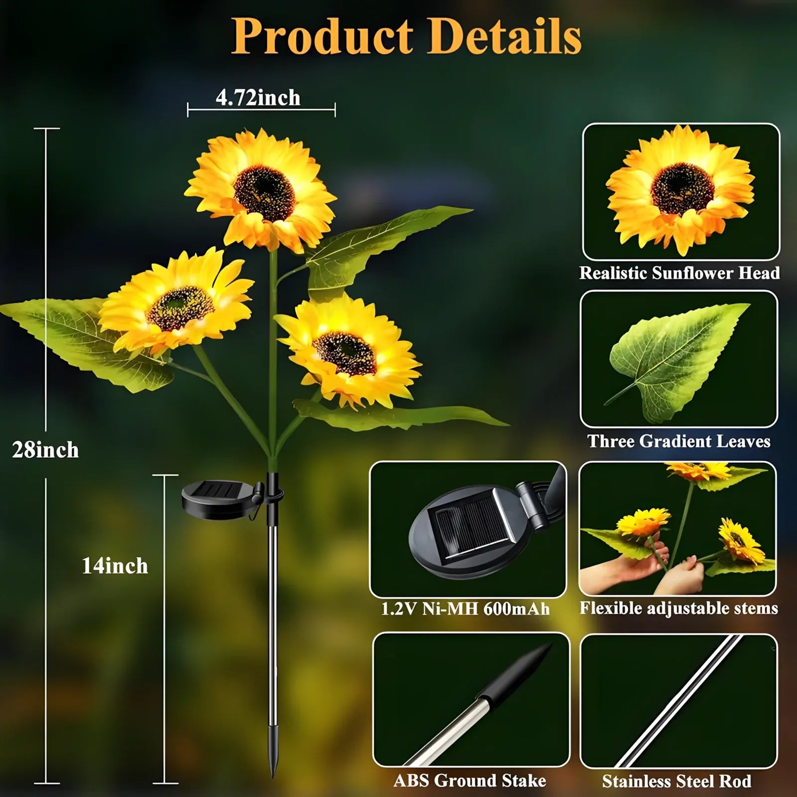 SunBloom™ – Let your garden shine & enjoy atmospheric evenings! - Marova