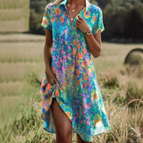 Kailyn© - Vrolijke Bohemian Jurk - Zinavić