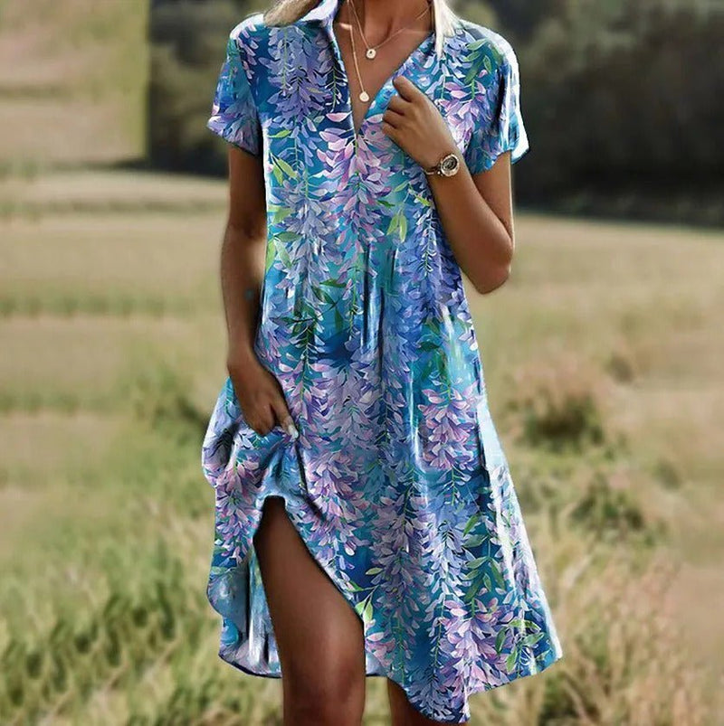 Kailyn© - Vrolijke Bohemian Jurk - Zinavić