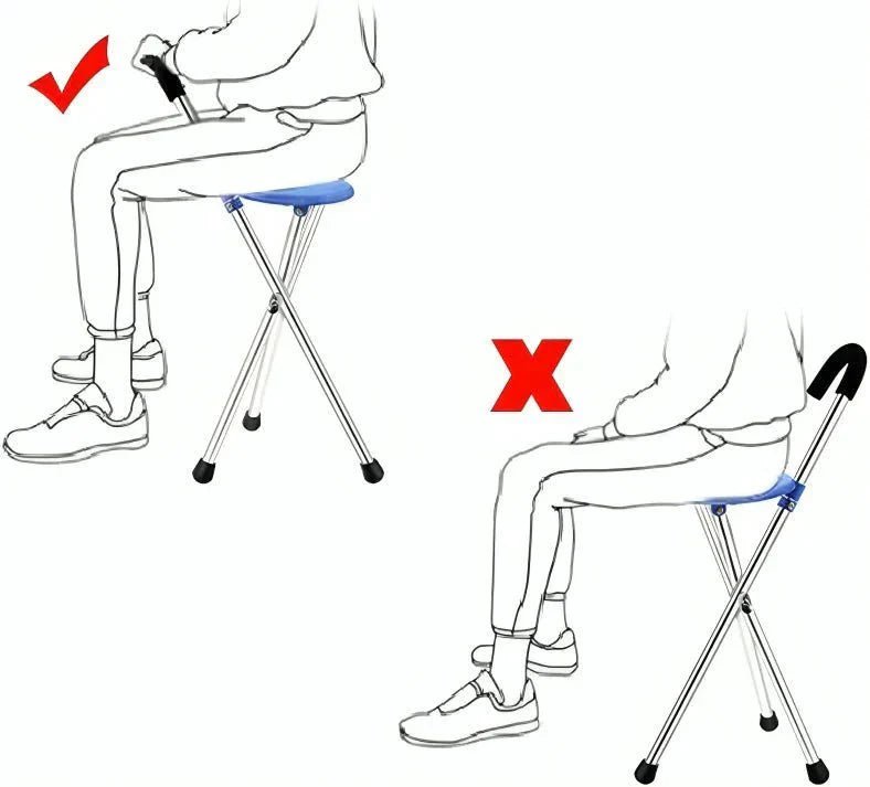 LeanSeat™ - Opvouwbare stoel voor ouderen - Zinavić