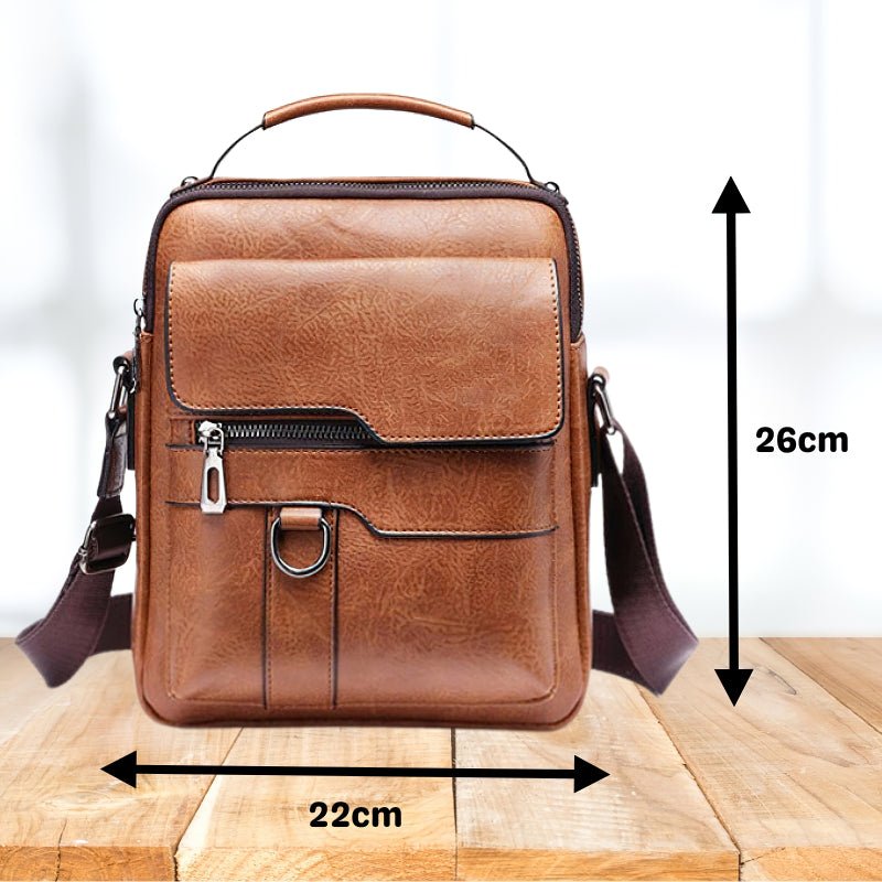 LuxeLeather™ Schoudertas - Modern & Stijlvol - Zinavić