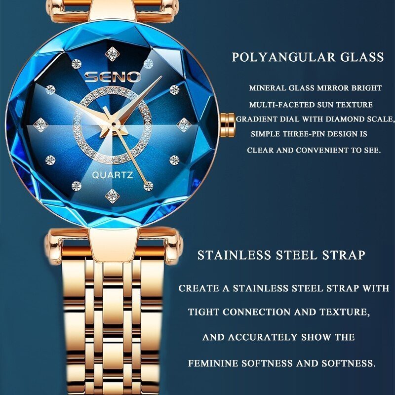 ModernWatch™ - Roestvrij stalen horloge voor dames - Zinavić