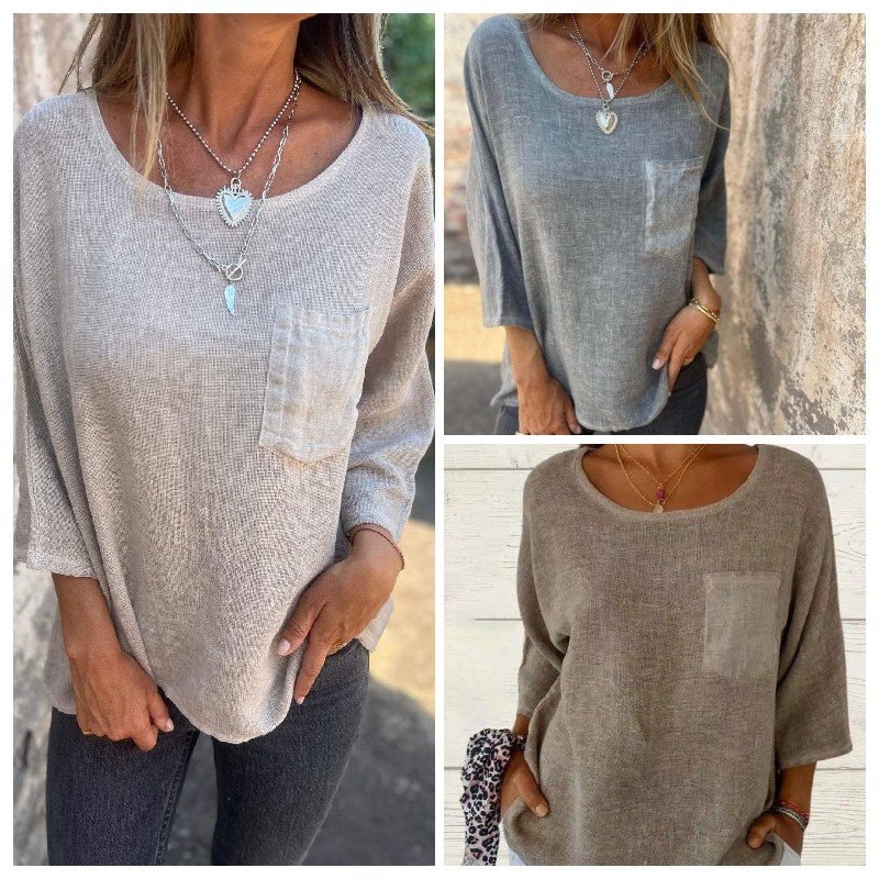 Naomi© - Luchtig, katoenen shirt voor de zomer - Zinavić