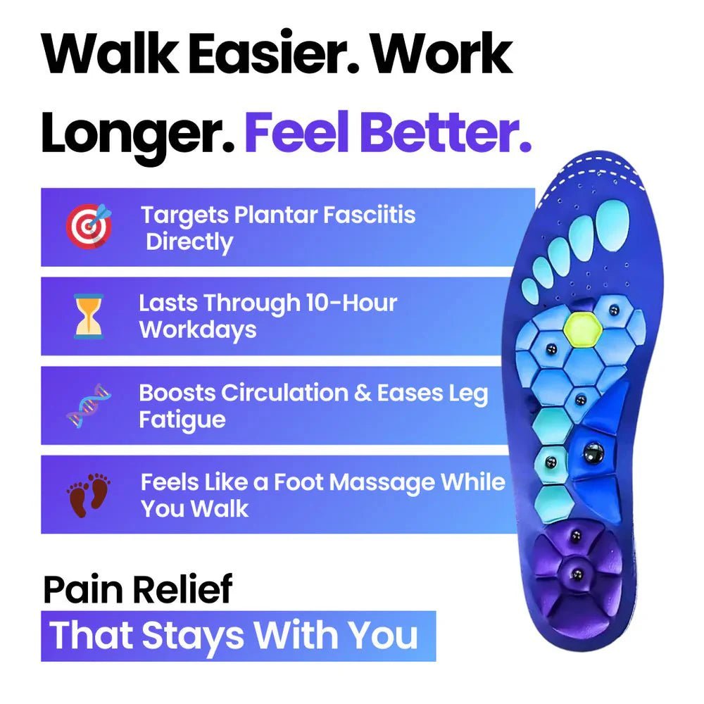 SoleRelief™ (1+1 GRATIS) - De inlegzool die méér doet dan alleen dempen - Zinavić
