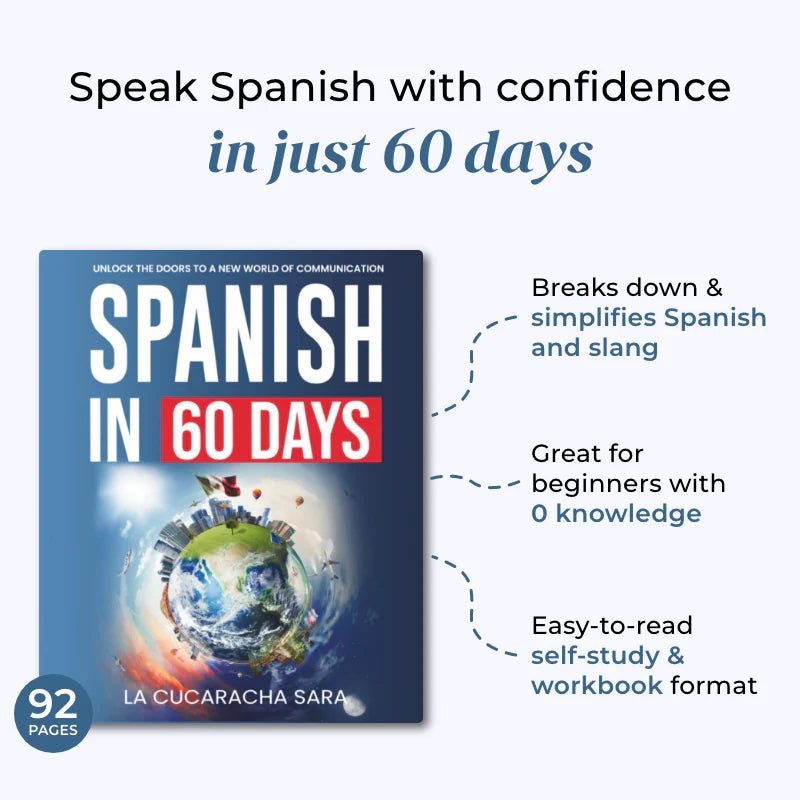 Spanish in 60 Days™ – Learning Workbook - VidaVora