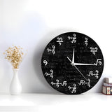 TimeFlair™ - Moderne wiskundige wandklok - Zinavić