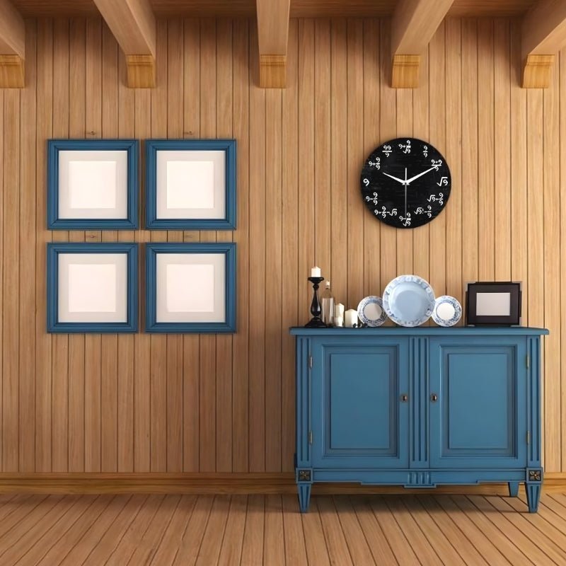 TimeFlair™ - Moderne wiskundige wandklok - Zinavić