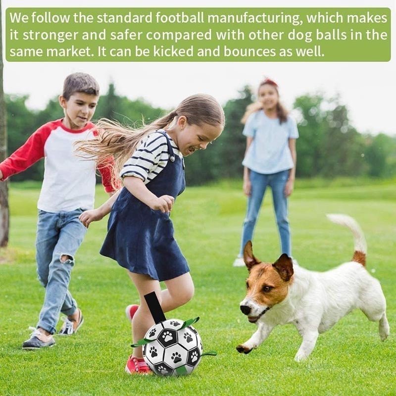 ToughPaw Ball© - Hond Voetbal Speelgoed - Zinavić
