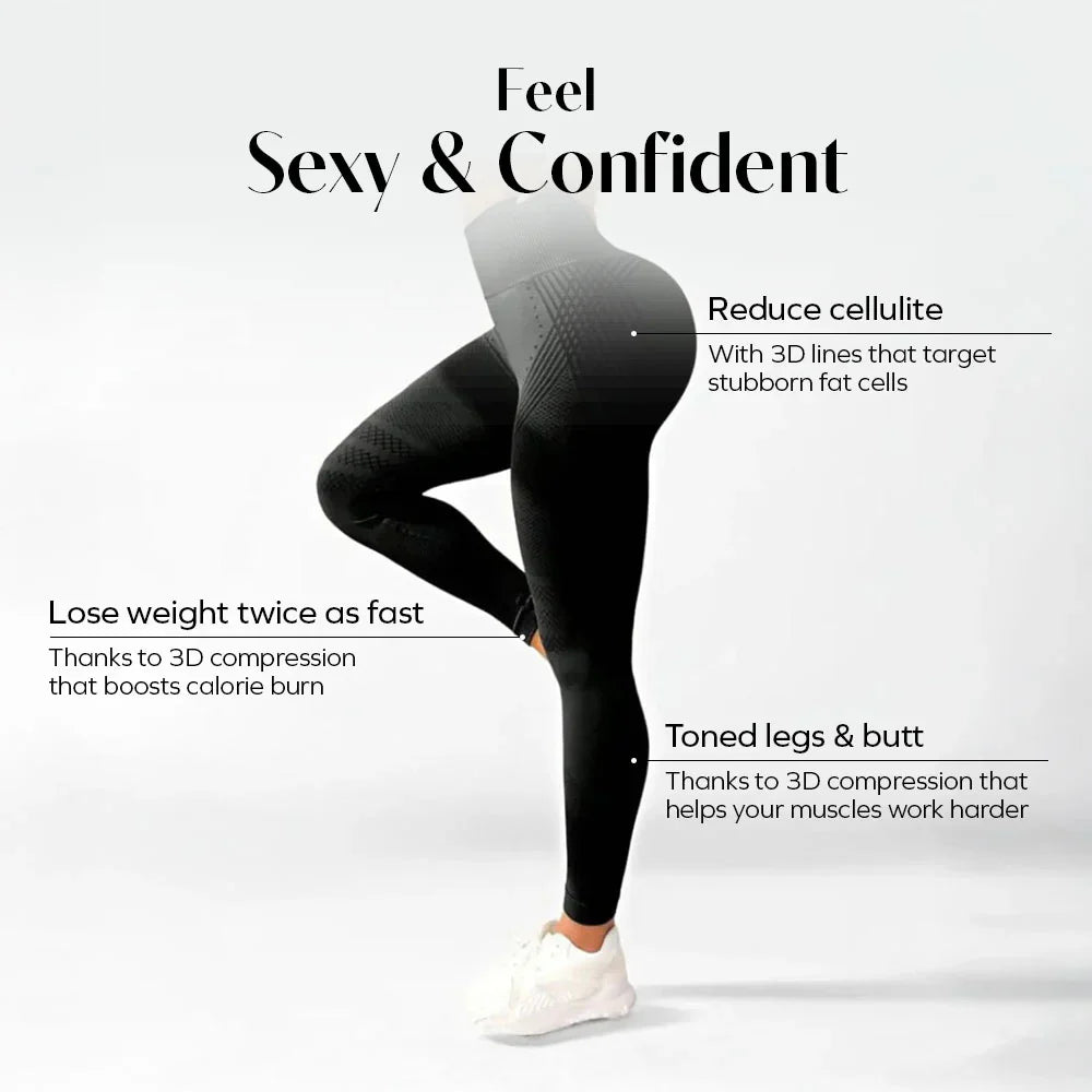 SculptFit™ – 3D Sculpting Anti - Cellulite Leggings - VidaVora